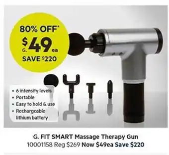 Fit smart massage therapy gun