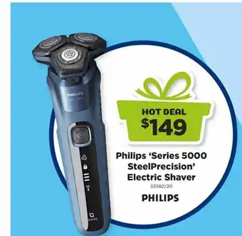 Philips series 5000 steel precision electric shaver