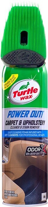 Turtle wax power out carpet & upholstery cleaner & stain remover 510g