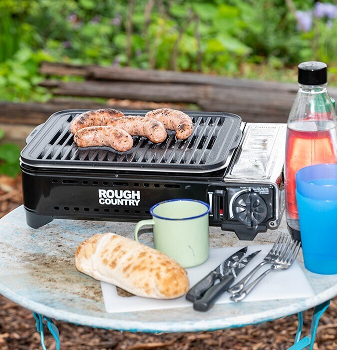 Rough country ﻿portable butane bbq offer at Autopro