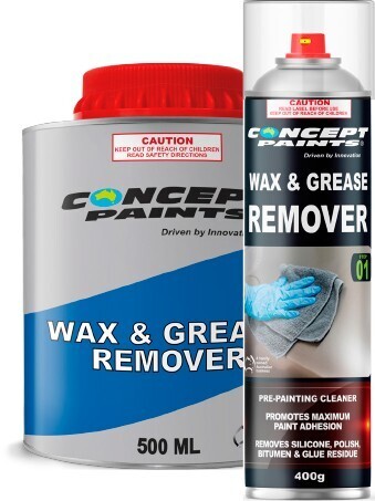 Concept paints wax & grease removers
