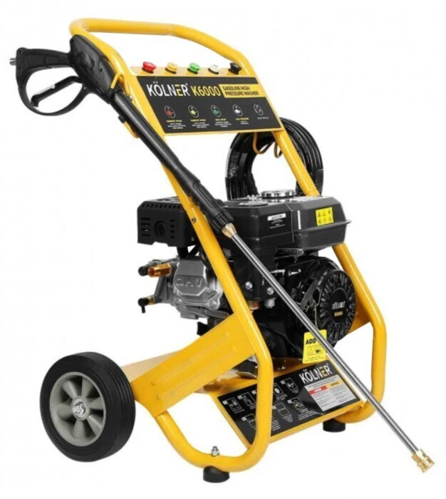 Kolner 8hp 4800psi cleaner petrol high pressure washer gurney pump
