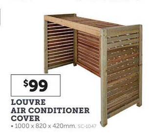 Stratco Louvre air conditioner cover offer