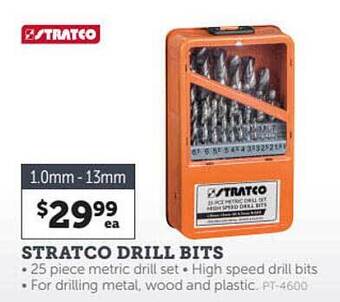Stratco Stratco drill bits offer