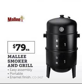 Stratco Mallee smoker and grill offer