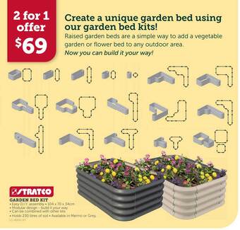 Stratco Garden bed kit offer