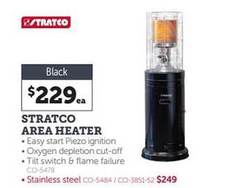 Stratco Stratco area heater offer