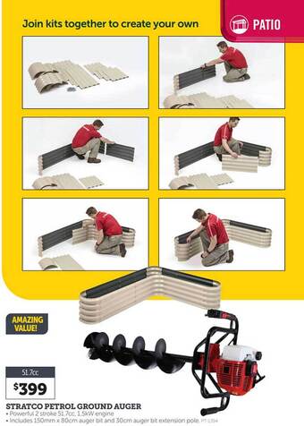 Stratco Stratco petrol ground auger offer