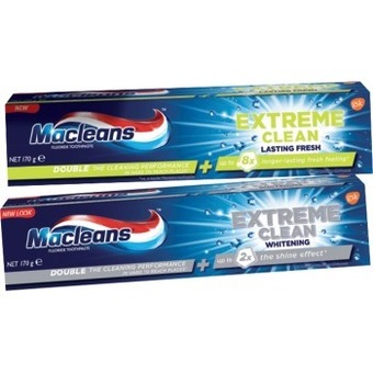 Macleans extreme clean whitening toothpaste 170g