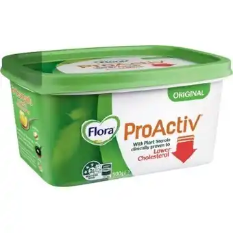IGA Flora pro-activ spread 500g selected varieties offer