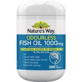 IGA Nature’s way fish oil 1000mg capsules 200 pack# offer
