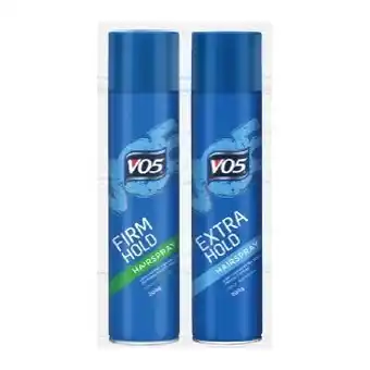 Vo5 firm or extra hold hairspray 200g