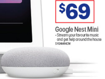 Officeworks Google Nest Mini offer