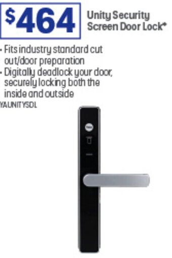 Unity Security Screen Door Lock