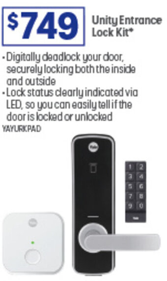 Officeworks Unity Entrance Lock Kit offer