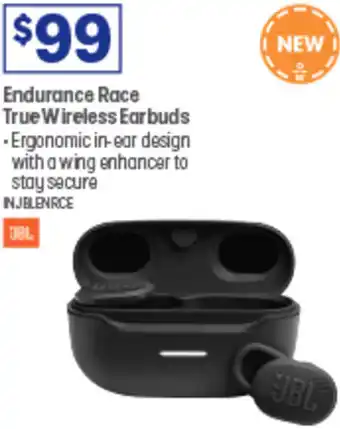 Officeworks Endurance Race True Wireless Earbuds offer
