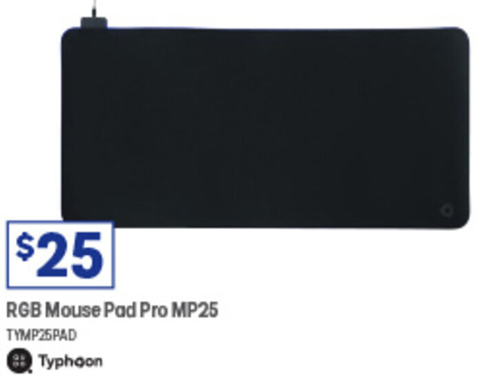 RGB Mouse Pad Pro MP25 offer at Officeworks