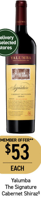 Dan Murphy's Yalumba The Signature Cabernet Shiraz offer