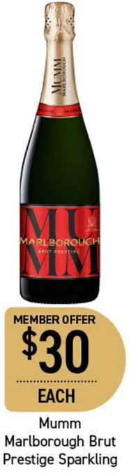 Mumm Marlborough Brut Prestige Sparkling