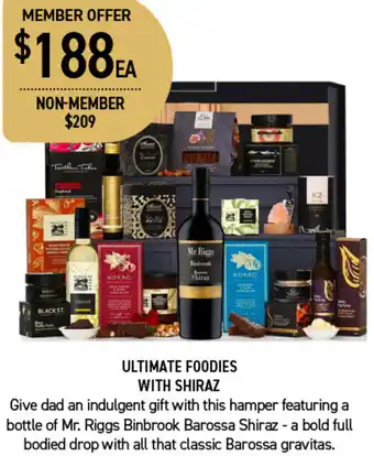 Ultimate Foodies With Shiraz