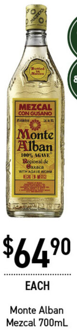 Monte Alban Mezcal 700ml