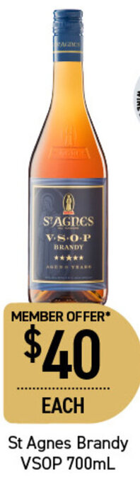 St Agnes Brandy VSOP 700ml