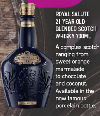 Dan Murphy's Royal Salute 21 Year Old Blended Scotch Whisky 700ml offer