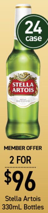 Stella Artois 330ml Bottles