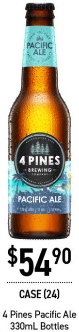 4 Pines Pacific Ale 330ml Bottles
