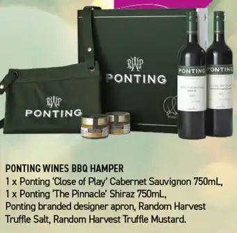 Ponting Wines BBQ Hamper 750ml