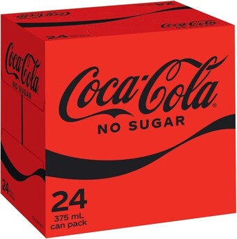 IGA Coca-cola 24x375ml selected varieties offer
