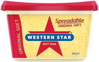 Woolworths Western star spreadable 500g offer