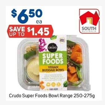 Crudo Super Foods Bowl Range 250-275g