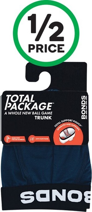 Woolworths Bonds men’s total package trunk pk 1 offer