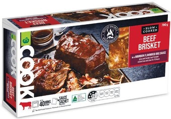 Woolworths Woolworths cook slow cooked beef brisket 700g – from the meat dept offer
