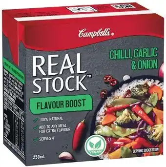 Woolworths Campbell’s flavour boost chilli, garlic & onion 250ml offer