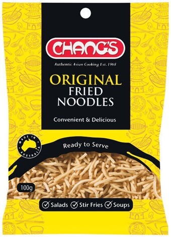 Woolworths Chang’s fried noodles 100g offer