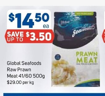 Foodland Global Seafoods Raw Prawn Meat 41/60 500g offer