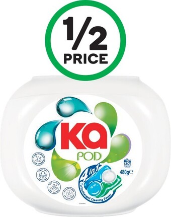 Woolworths Ka laundry capsules pk 30 offer