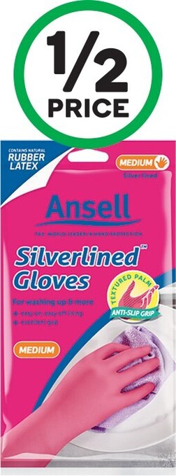 Woolworths Ansell gloves silverlined 1 pair offer