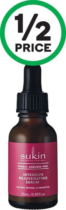 Woolworths Sukin purely ageless pro intensive rejuvenating serum 25ml offer