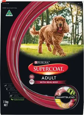 Woolworths Supercoat dog food 7.5 kg offer