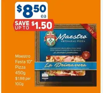 Foodland Maestro Festa 10" Pizza 450g offer