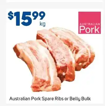Australian Pork Spare Ribs or Belly Bulk
