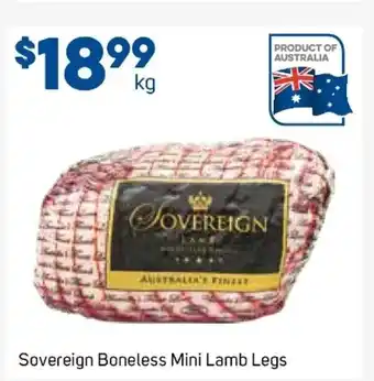 Foodland Sovereign Boneless Mini Lamb Legs offer