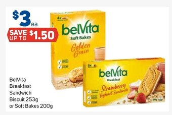 Foodland BelVita Breakfast Sandwich Biscuit 253g or Soft Bakes 200g offer