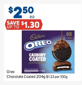 Foodland Oreo Chocolate Coated 204g offer