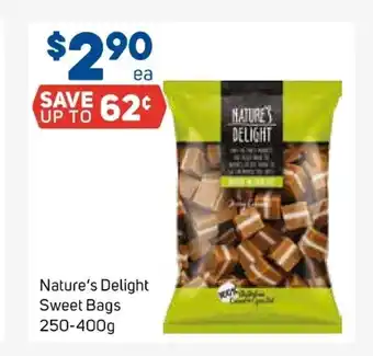 Foodland Nature's Delight Sweet Bags 250-400g offer