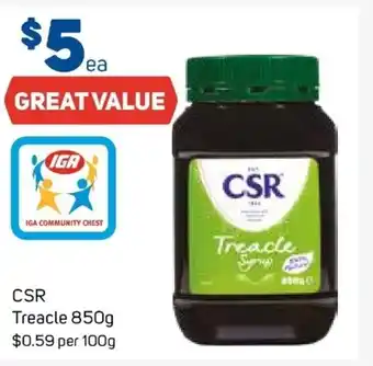 Foodland CSR Treacle 850g offer