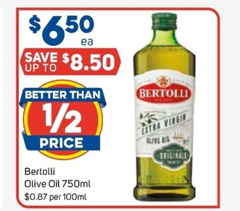 Foodland Bertolli Olive Oil 750ml offer